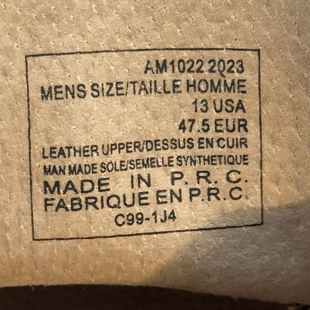 Andrew Marc Woodside AM 1022 Leather Chukka Men's 13 Brown Lace Up Ankle Boots - Picture 8 of 14